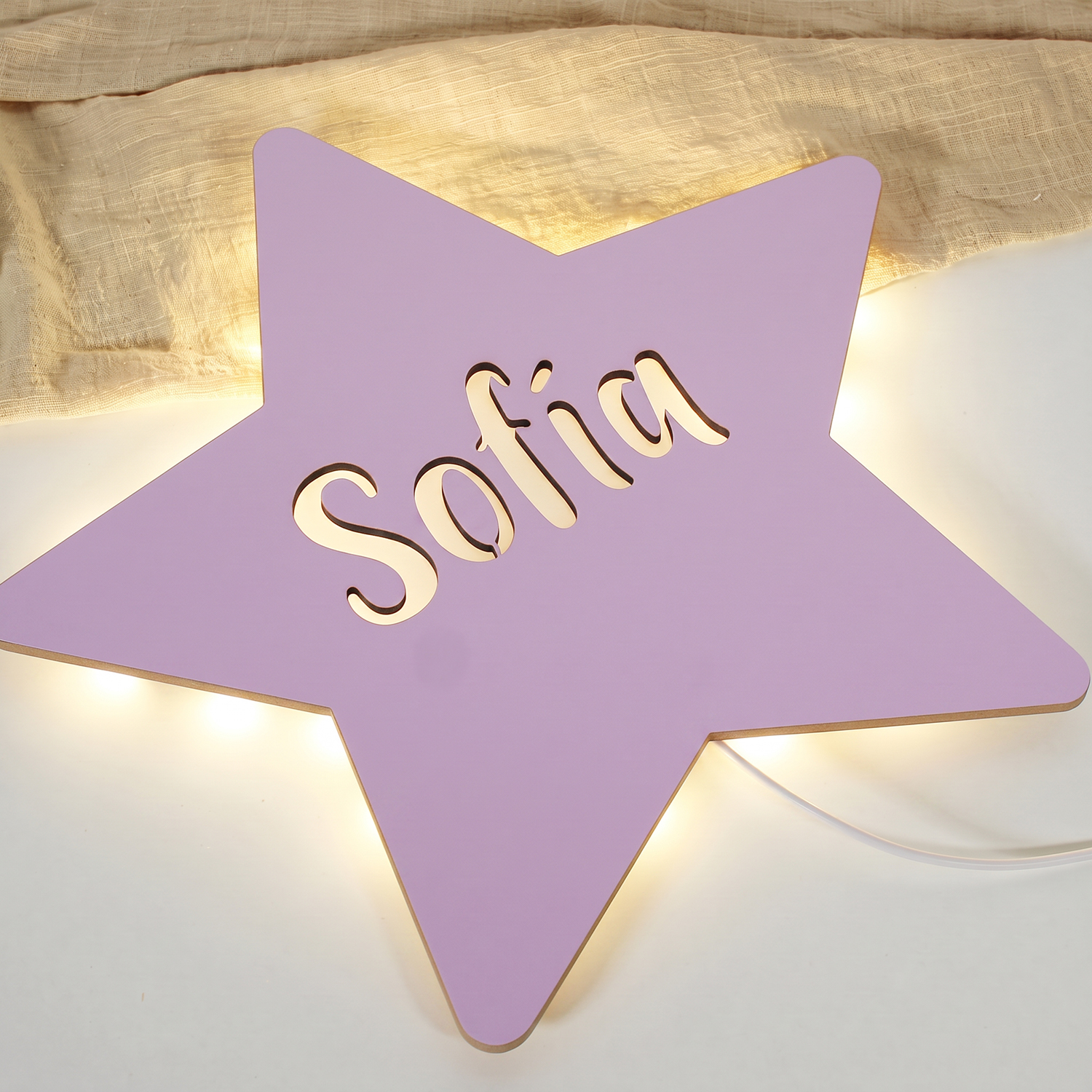 Lámpara de pared estrella color - Imagen 2